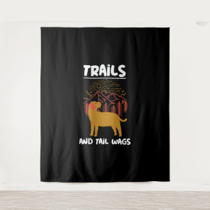 Tenture Trails et queue Wags Labrador Retriever