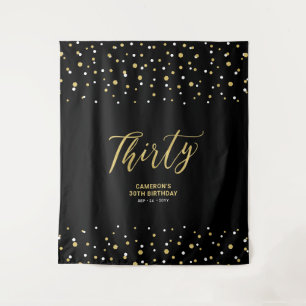 Tenture Trente   Toile de fond pour fête d'anniversaire 30
