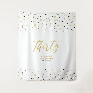 Tenture Trente Toile de fond pour fête d'anniversaire de