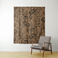 Tribal MAYA ancien masque motif 1