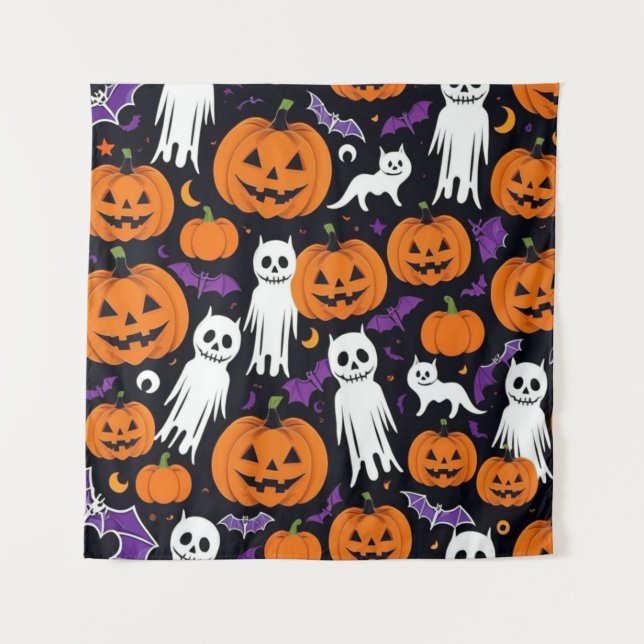 Tenture Trick-or-Treating (Devant)