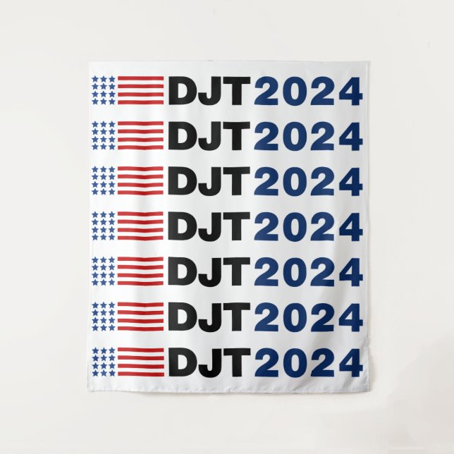 Tenture Trump 2024 DJT (Devant)