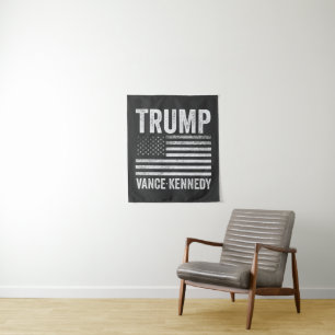 Tenture Trump Vance Kennedy Election 2024 - Drapeau améric
