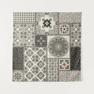 Tenture Tuile en patchwork sans couture avec Islam, arabe,
