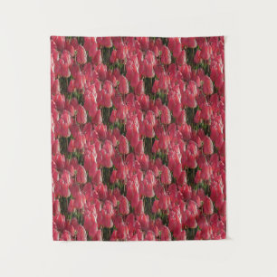 Tenture Tulipes roses florales