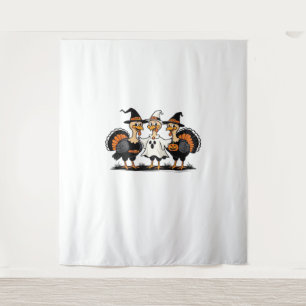 Tenture Turquie Halloween Boo, Thanksgiving Turquie, Éffra