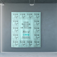 Turquoise Clair Votre Logo et Arrière-plan des Rés