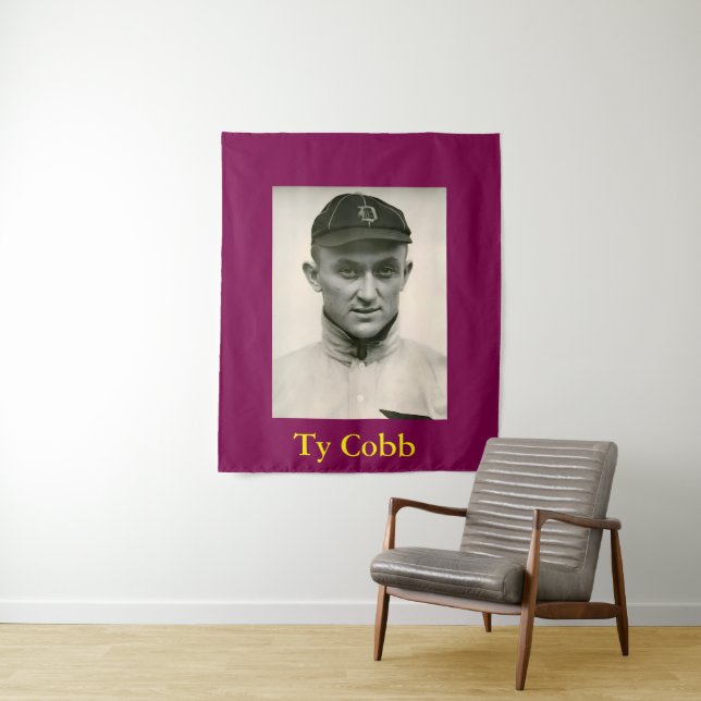 Tenture Ty Cobb Wall Art Tapestery (En situation)