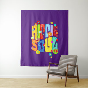 Tenture Typographie amusante - HIPPIE SOUL 1