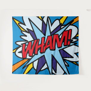 Tenture TYPOGRAPHIE WHAM Bande Dessinée Pop Art Cool