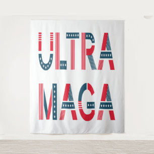 Tenture Ultra MAGA Trump Patriotique Républicain Conservat