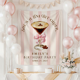 Tenture Un anniversaire Espresso Martini un peu plus vieux