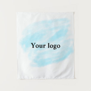 Tenture Un logo personnalisé simple et élégant ici compagn