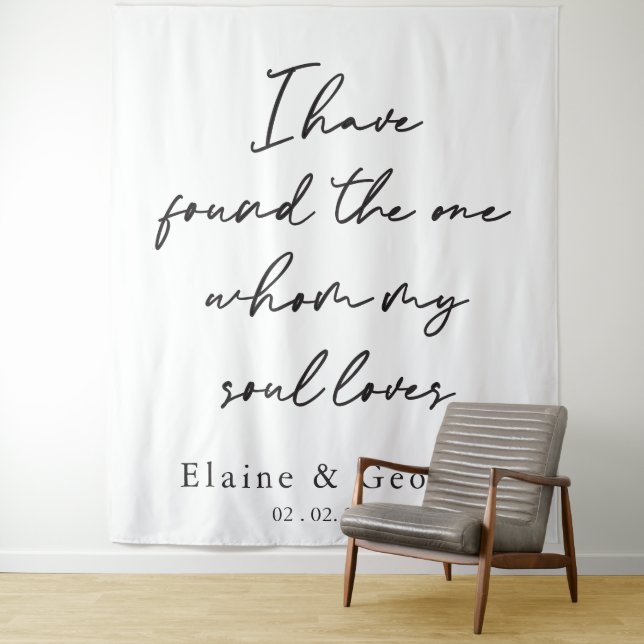 Tenture Un Mariage photo en arrière-plan (En situation)