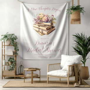 Tenture Un nouveau chapitre commence ! Fête de mariage ave
