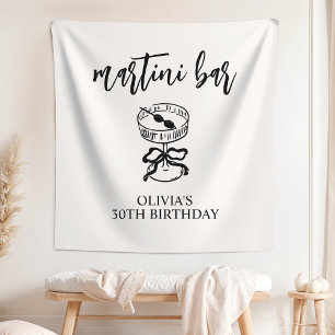 Tenture Un panneau de bar pour fête d'anniversaire avec un