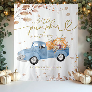 Tenture Un petit fond de scène pour Baby Shower automnale
