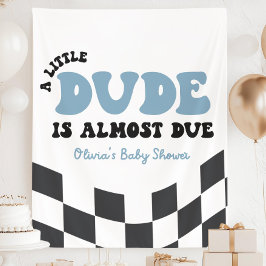 Tenture Un Petit Mec est Presque Prêt Baby Shower Bienvenu