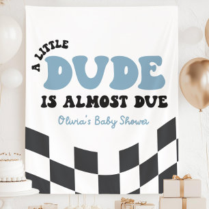 Tenture Un Petit Mec est Presque Prêt Baby Shower Bienvenu