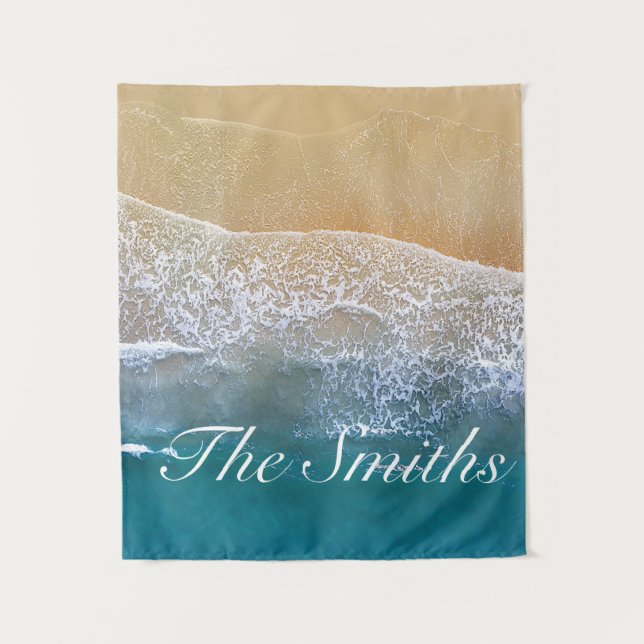 Tenture Une avec la plage (Devant)