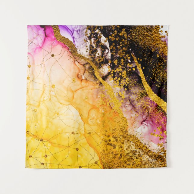 Tenture Une créativité transparente. Nuages Abstraits -ART (Devant)