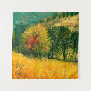 Tenture Une peinture à l'huile sur toile d'un rur d'automn