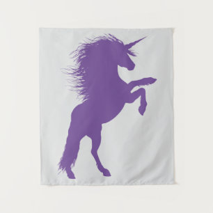 Tenture Unicorne violette