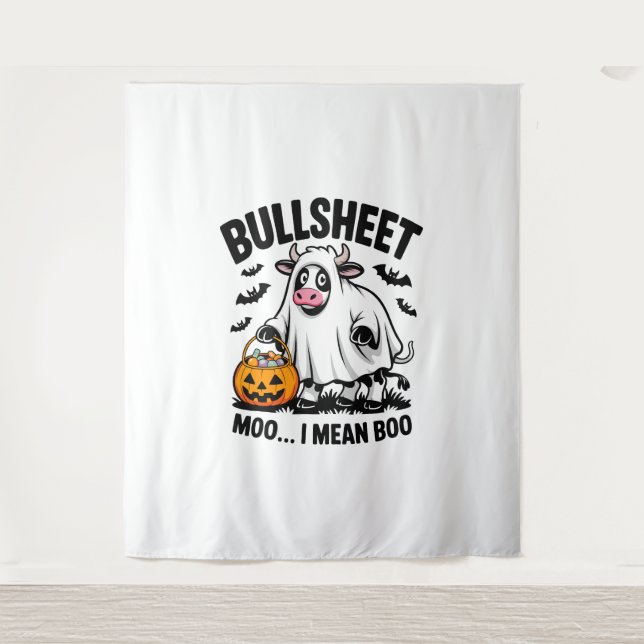 Tenture vache halloween (Devant)