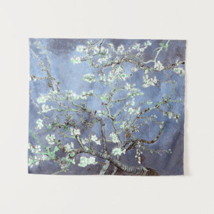 Tenture Van Gogh Almond Blossoms en acier bleu