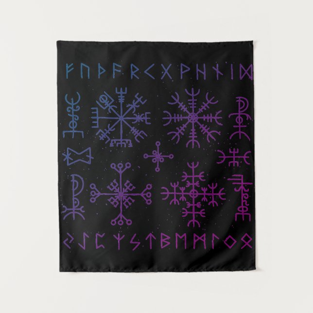 Tenture Viking Runes (Devant)