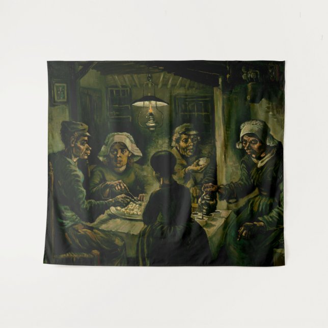 Tenture Vincent van Gogh - Les mangeurs de pommes de terre (Devant (Horizontal))