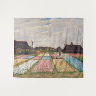 Tenture Vincent van Gogh - Lits à fleurs en Hollande