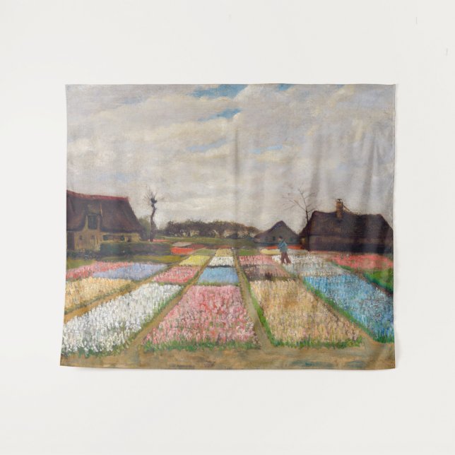 Tenture Vincent van Gogh - Lits à fleurs en Hollande (Devant (Horizontal))