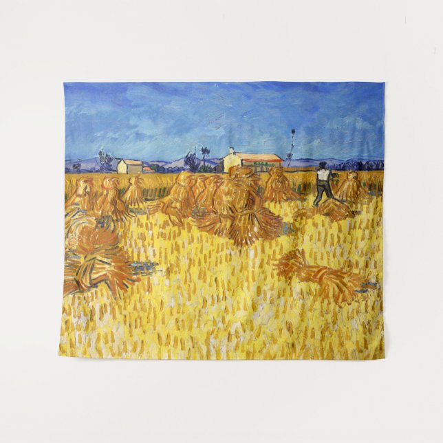 Tenture Vincent van Gogh - Récolte en Provence (Devant (Horizontal))