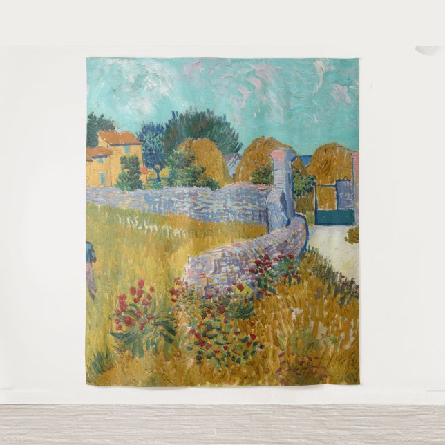 Tenture Vincent Van Gogh Vintage Farmhouse (Devant)
