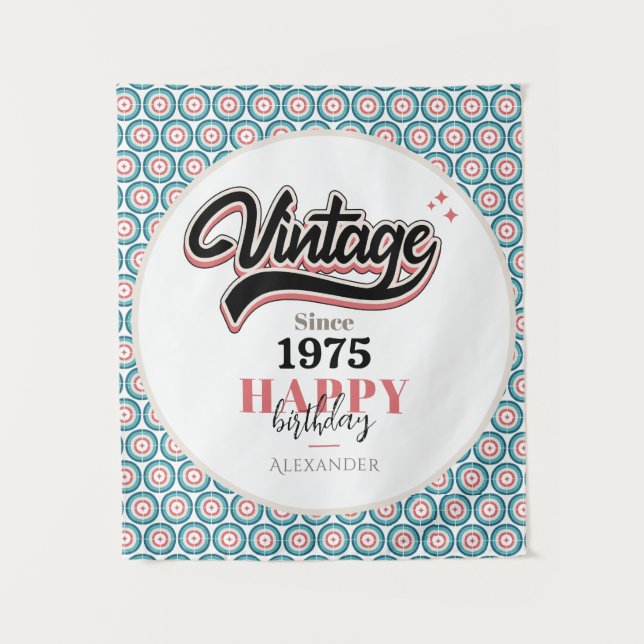 Tenture Vintage depuis - 1975 (Devant)
