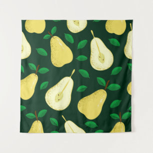 Tenture Vintage Pear Botanique : Vert clair