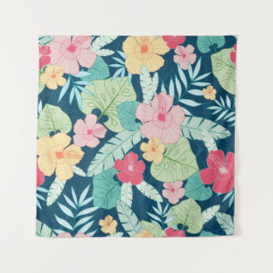 Tenture vintage tropical hawaïen sans couture motif