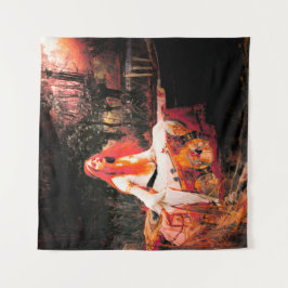 Tenture Vivid Retro - La Dame de Shalott
