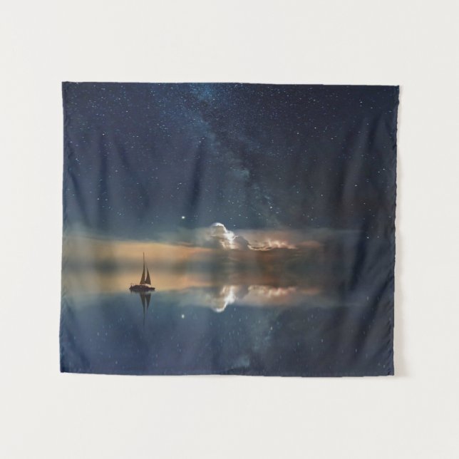 Tenture Voile vers les nuages (Devant (Horizontal))