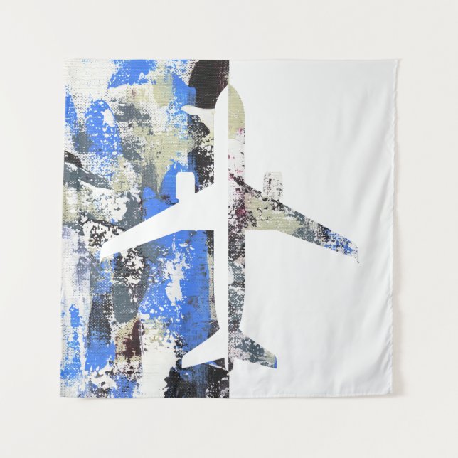 Tenture Vol Abstrait par Michael Moffa (Devant)