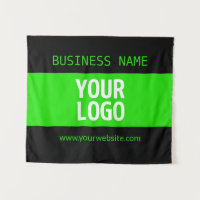 Votre logo ou image | Noir et vert brillant
