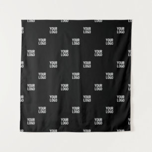 Tenture Votre logo ou toute image Bandes diagonales