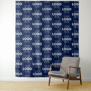 Tenture Votre Motif de répétition de logo ou d'image   Ble