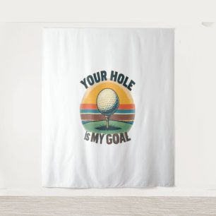 Tenture Votre Trou Est Mon Objectif Golf Golf Golf Golf Go