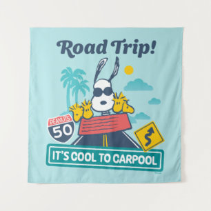 Tenture Voyage sur route   cacahuètes C'est Cool au covoit