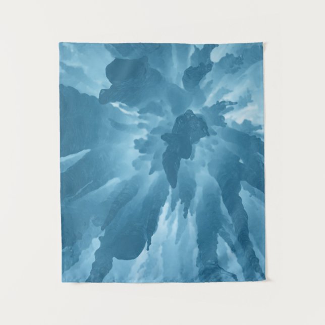 Tenture Vue en angle faible des stalactites (Devant)