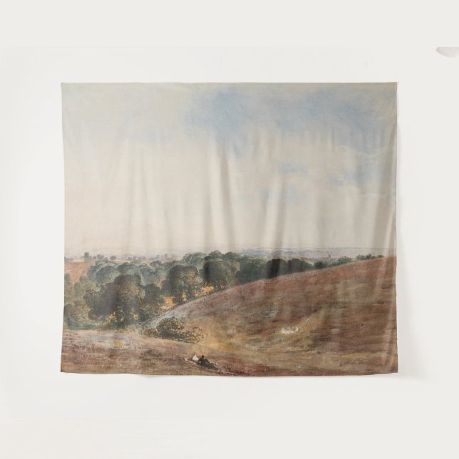 Tenture Vue sur South Downs - John Martin (Devant (Horizontal))