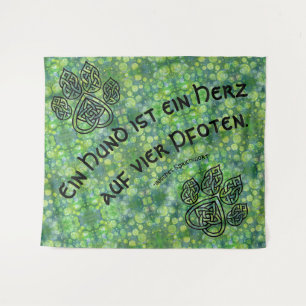 Tenture Wandbehang Celtic avec une maxime