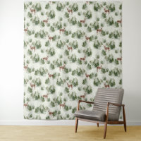 Watercolor Winter Forest Motif sans joint